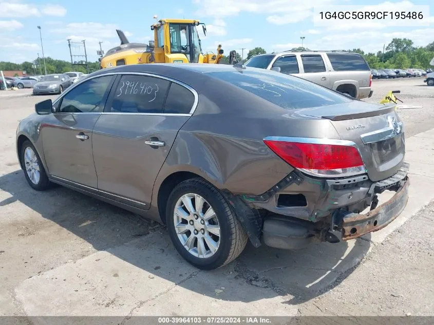 1G4GC5GR9CF195486 2012 Buick Lacrosse Leather Group