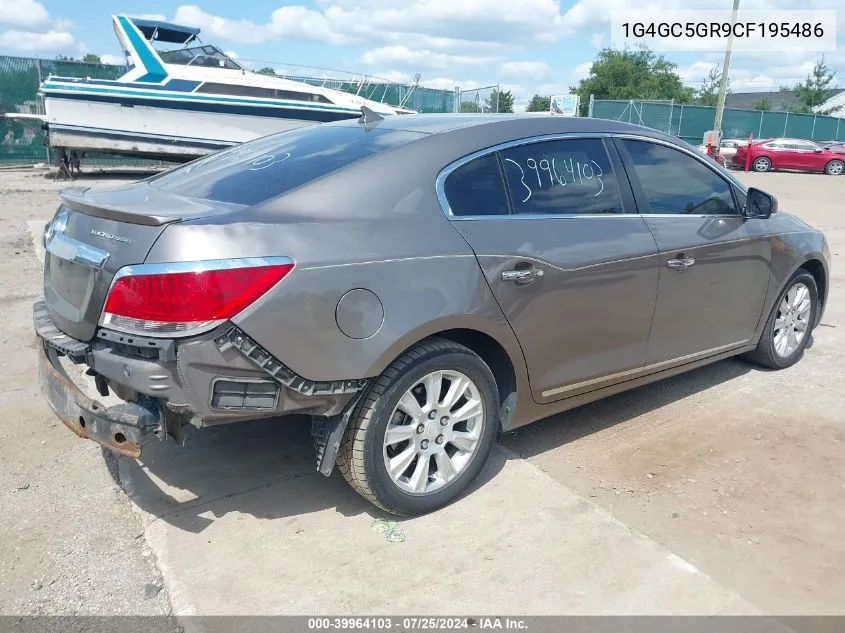 1G4GC5GR9CF195486 2012 Buick Lacrosse Leather Group