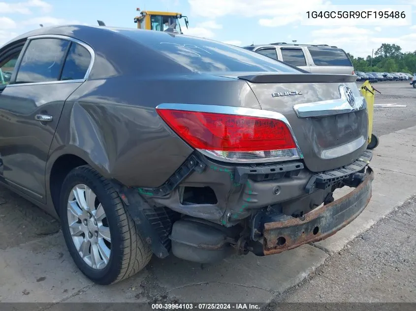 1G4GC5GR9CF195486 2012 Buick Lacrosse Leather Group