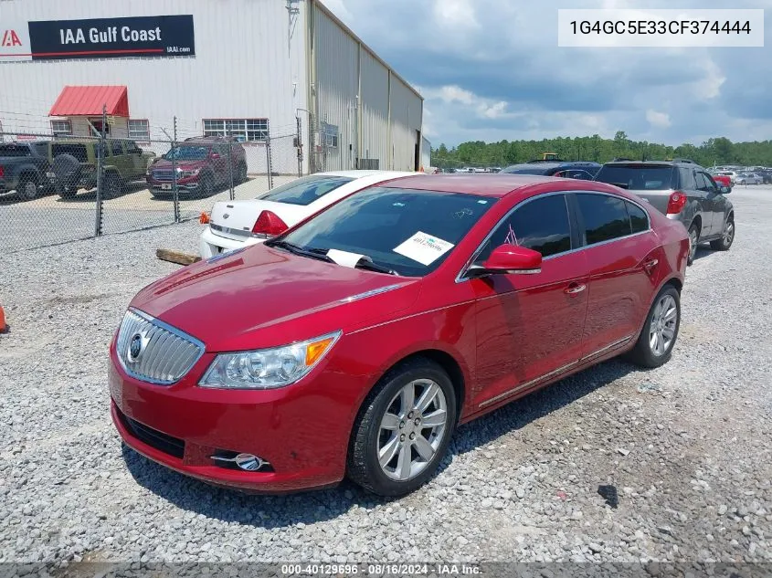 1G4GC5E33CF374444 2012 Buick Lacrosse Leather Group