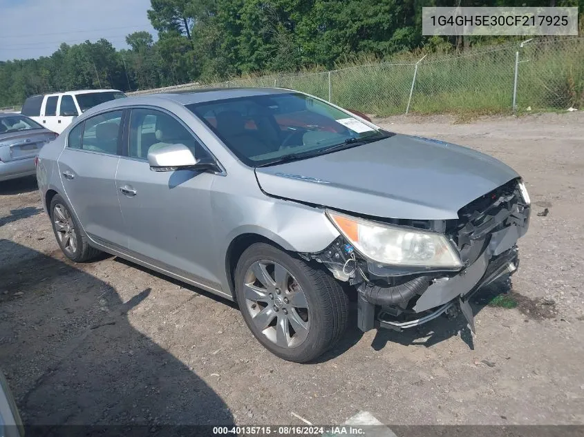 1G4GH5E30CF217925 2012 Buick Lacrosse Premium 3 Group