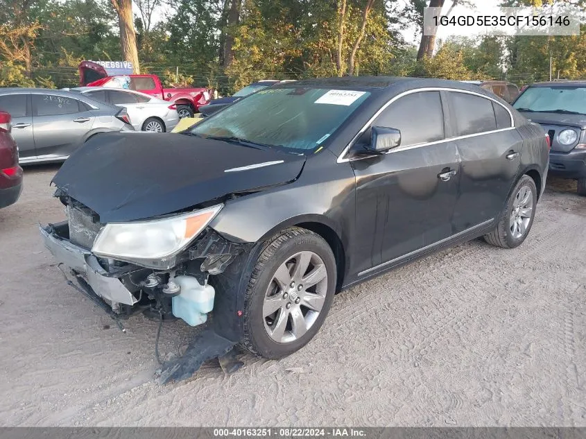 1G4GD5E35CF156146 2012 Buick Lacrosse Premium 1 Group