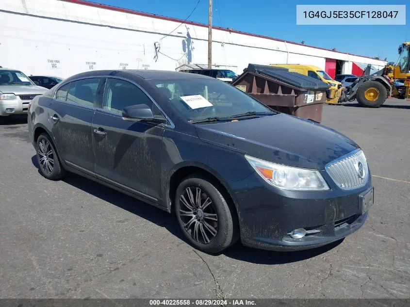 1G4GJ5E35CF128047 2012 Buick Lacrosse Touring Group