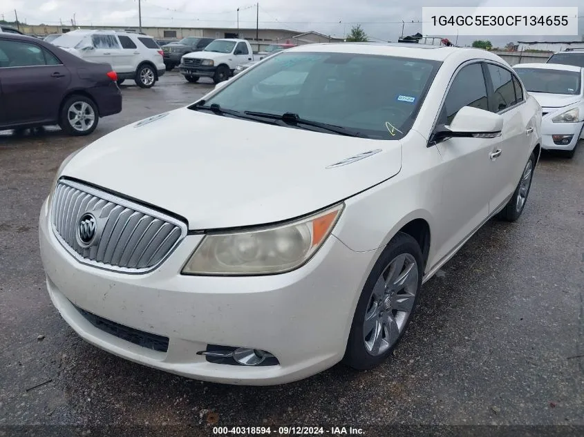 2012 Buick Lacrosse Leather Group VIN: 1G4GC5E30CF134655 Lot: 40318594