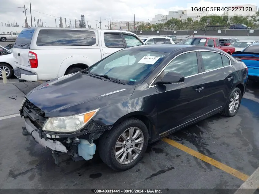 2012 Buick Lacrosse Leather Group VIN: 1G4GC5ER4CF227120 Lot: 40331441