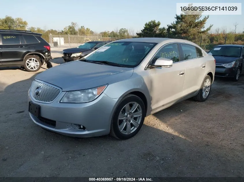 1G4GD5E36CF141039 2012 Buick Lacrosse Premium