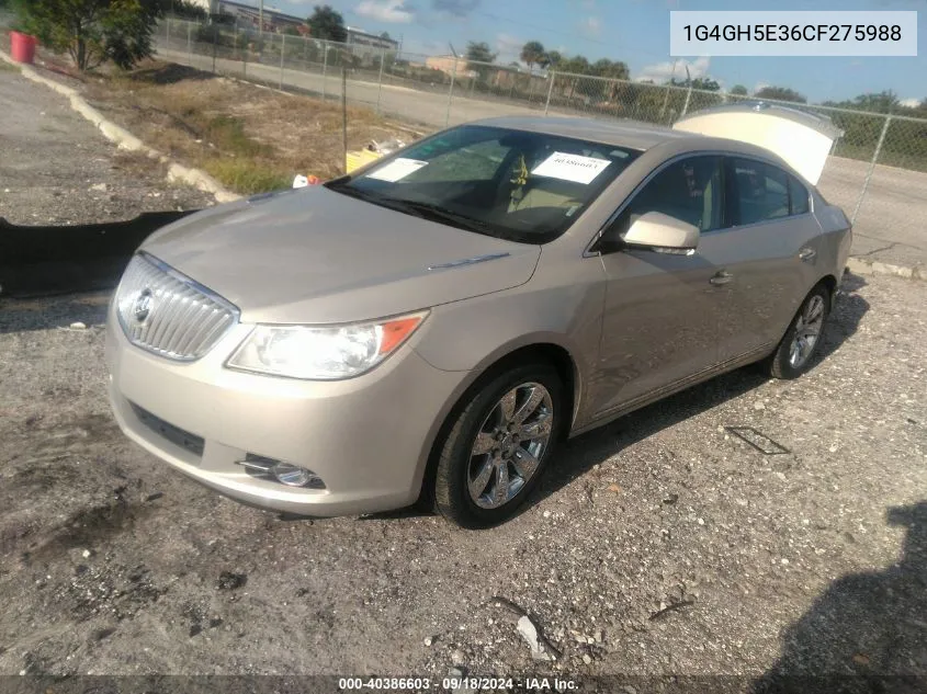 1G4GH5E36CF275988 2012 Buick Lacrosse Premium 3 Group