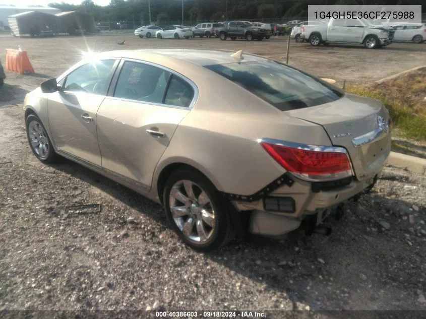 1G4GH5E36CF275988 2012 Buick Lacrosse Premium 3 Group