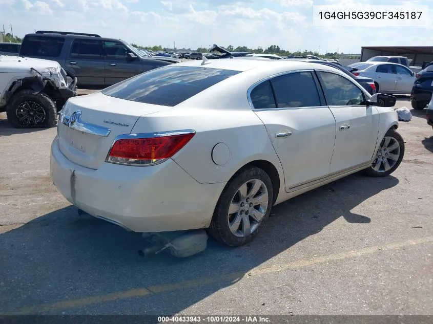 1G4GH5G39CF345187 2012 Buick Lacrosse Premium 3 Group