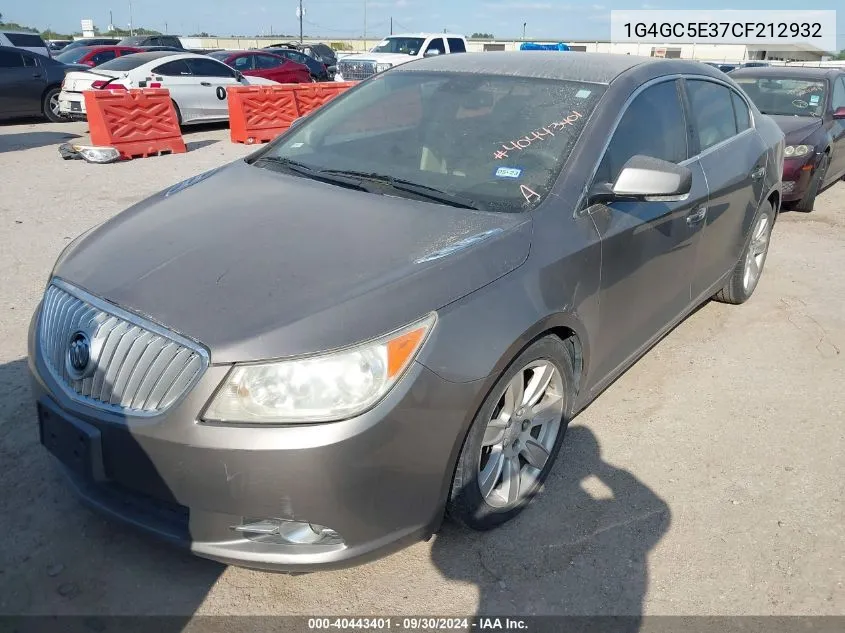 1G4GC5E37CF212932 2012 Buick Lacrosse Leather Group