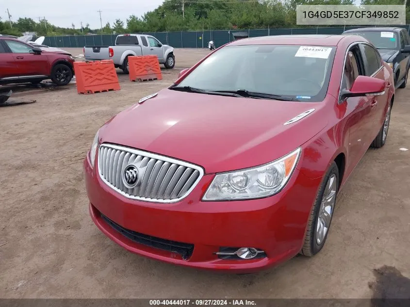 1G4GD5E37CF349852 2012 Buick Lacrosse Premium 1 Group