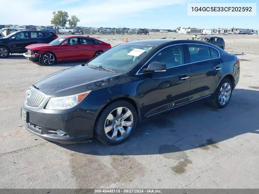 2012 Buick Lacrosse Leather Group VIN: 1G4GC5E33CF202592 Lot: 40445115