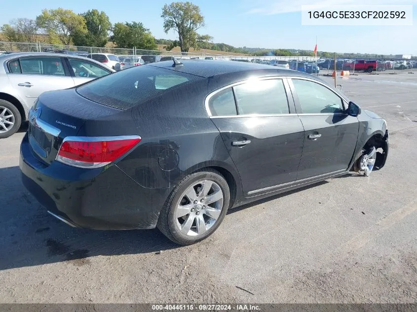 2012 Buick Lacrosse Leather Group VIN: 1G4GC5E33CF202592 Lot: 40445115