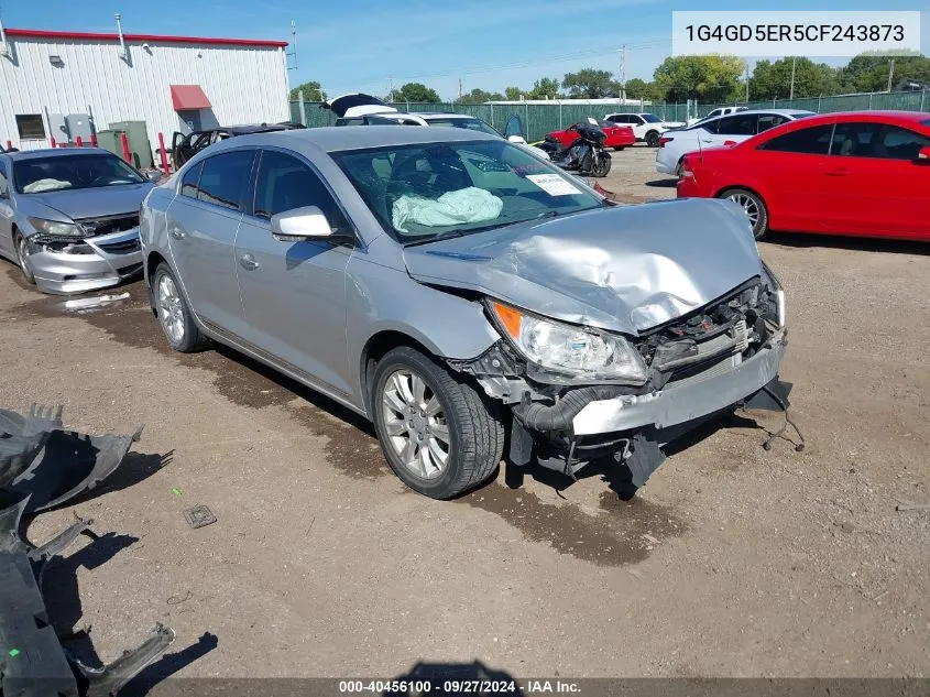 1G4GD5ER5CF243873 2012 Buick Lacrosse Premium 1 Group