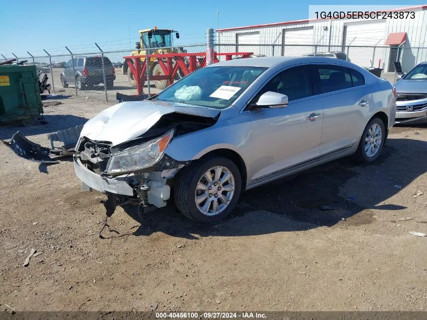 1G4GD5ER5CF243873 2012 Buick Lacrosse Premium 1 Group