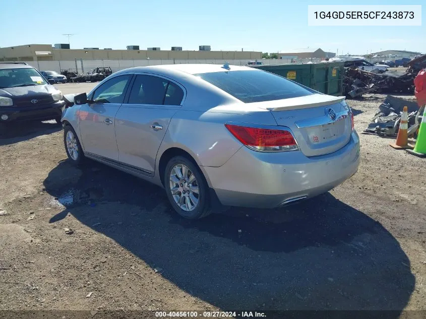 1G4GD5ER5CF243873 2012 Buick Lacrosse Premium 1 Group