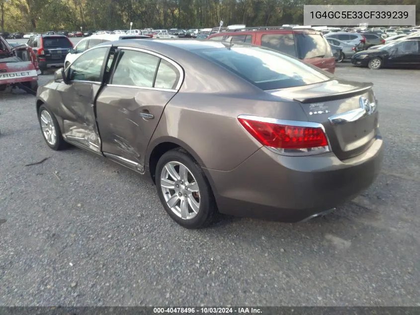 1G4GC5E33CF339239 2012 Buick Lacrosse Leather Group