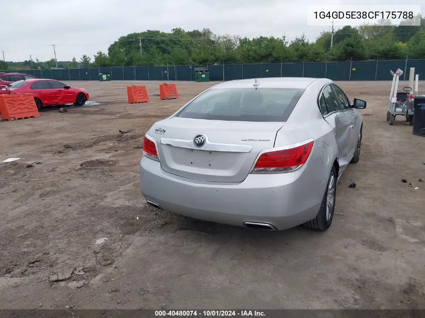 1G4GD5E38CF175788 2012 Buick Lacrosse Premium