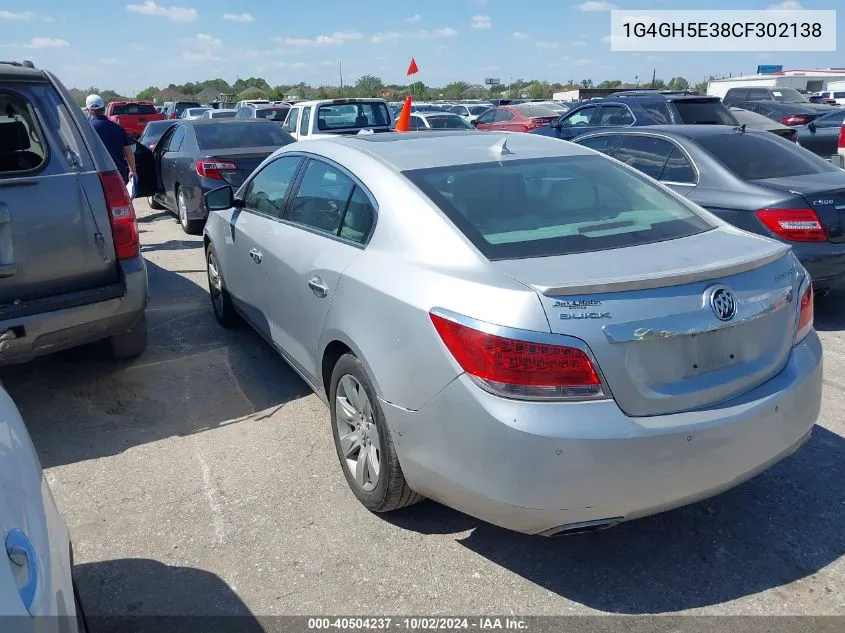 1G4GH5E38CF302138 2012 Buick Lacrosse Premium 3 Group