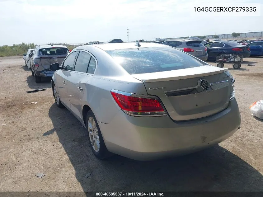 1G4GC5ERXCF279335 2012 Buick Lacrosse