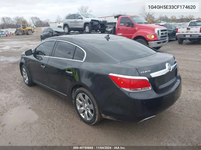 2012 Buick Lacrosse Premium 3 Group VIN: 1G4GH5E33CF174620 Lot: 40780665