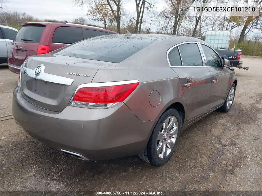 1G4GD5E3XCF101210 2012 Buick Lacrosse Premium 1