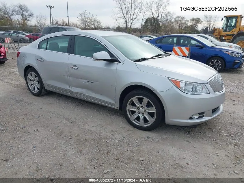 1G4GC5E32CF202566 2012 Buick Lacrosse Leather Group