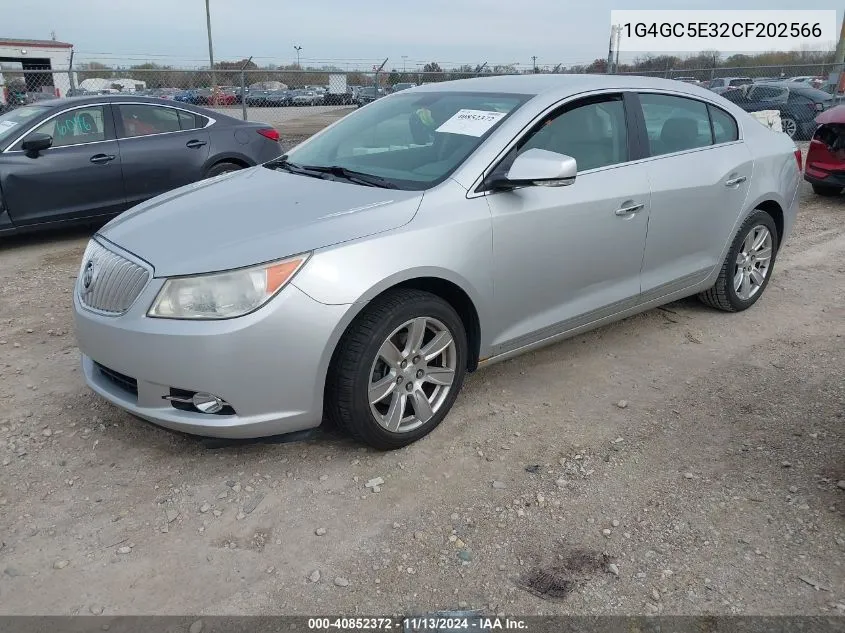 1G4GC5E32CF202566 2012 Buick Lacrosse Leather Group