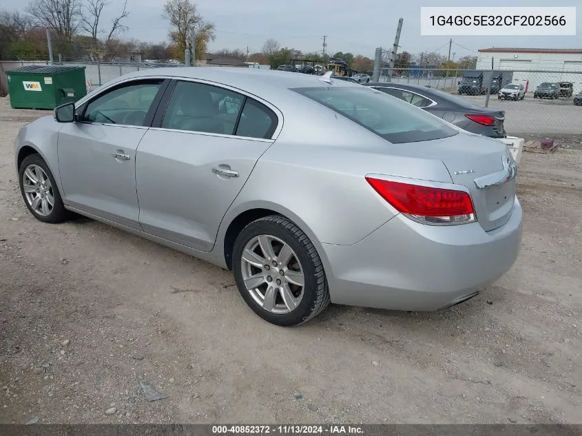 1G4GC5E32CF202566 2012 Buick Lacrosse Leather Group