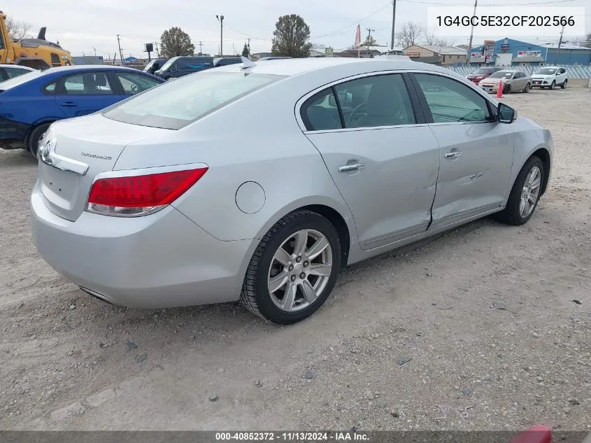 1G4GC5E32CF202566 2012 Buick Lacrosse Leather Group