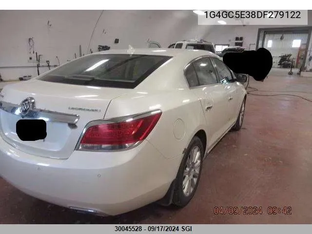 2013 Buick Lacrosse VIN: 1G4GC5E38DF279122 Lot: 30045528