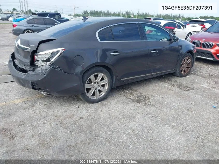 2013 Buick Lacrosse Premium 1 Group VIN: 1G4GF5E36DF207391 Lot: 39847816