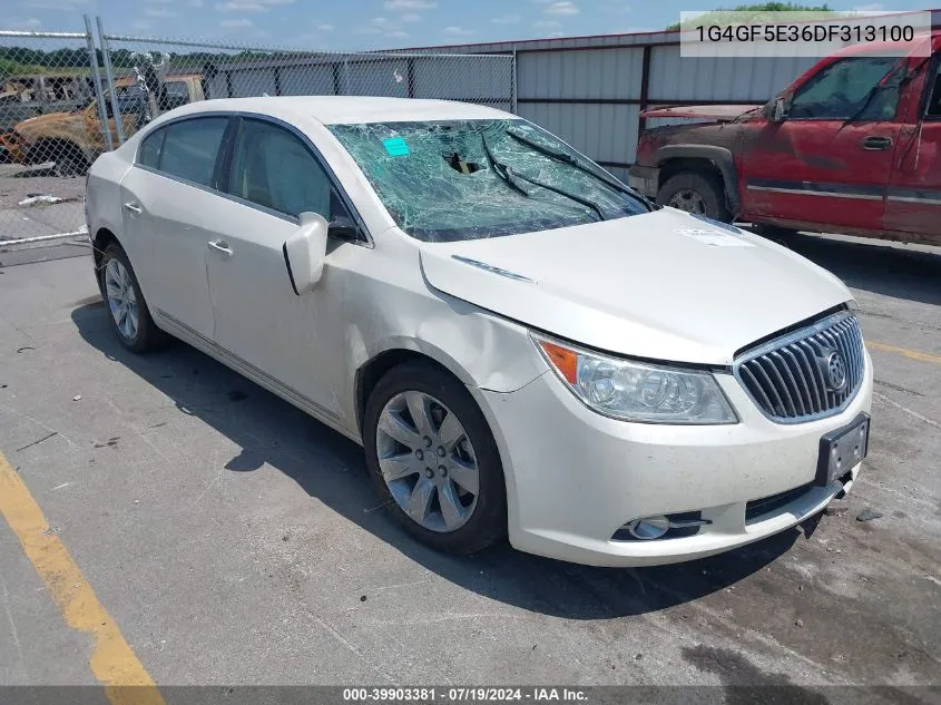 1G4GF5E36DF313100 2013 Buick Lacrosse Premium 1 Group