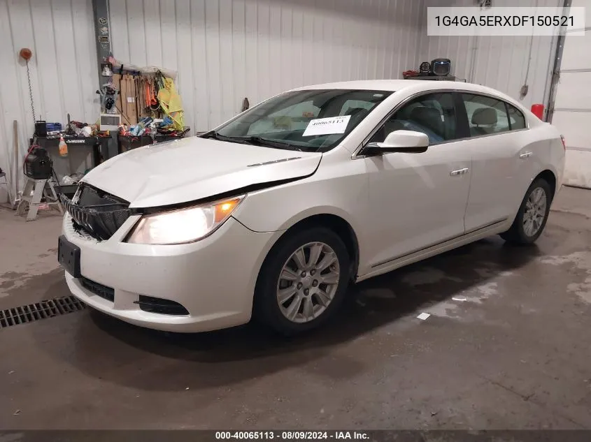 2013 Buick Lacrosse VIN: 1G4GA5ERXDF150521 Lot: 40065113