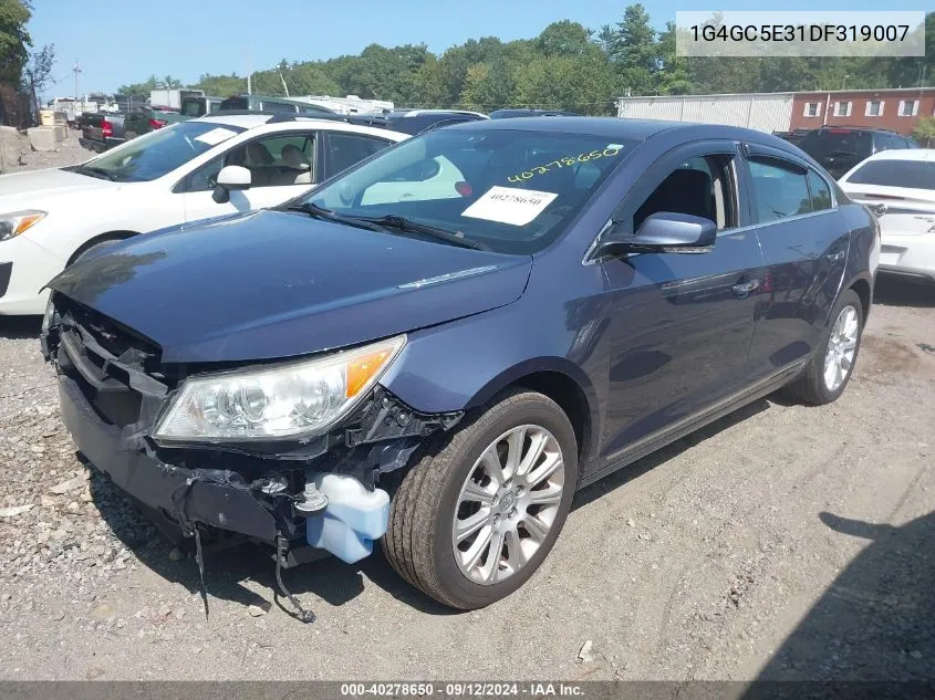 2013 Buick Lacrosse Leather Group VIN: 1G4GC5E31DF319007 Lot: 40278650