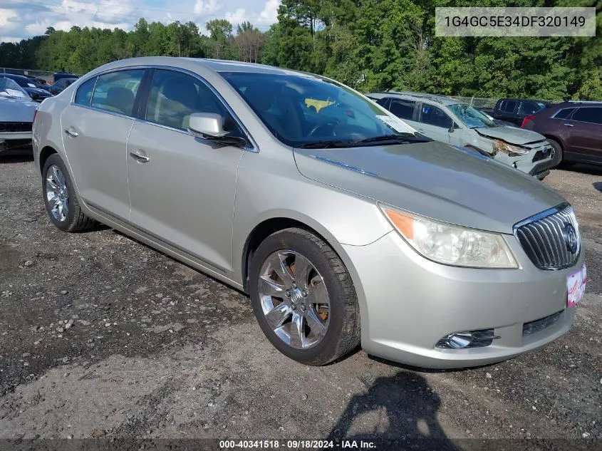 2013 Buick Lacrosse Leather Group VIN: 1G4GC5E34DF320149 Lot: 40341518