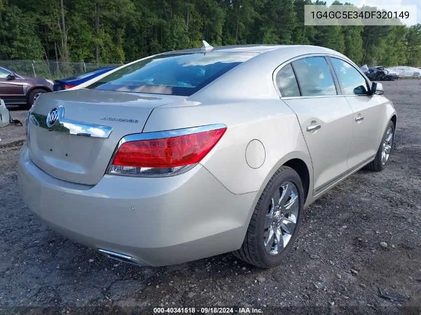 2013 Buick Lacrosse Leather Group VIN: 1G4GC5E34DF320149 Lot: 40341518