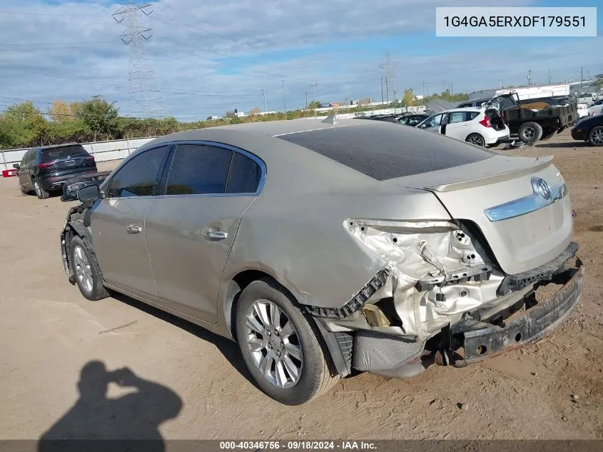 2013 Buick Lacrosse VIN: 1G4GA5ERXDF179551 Lot: 40346756