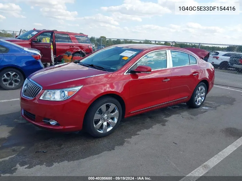 2013 Buick Lacrosse Leather Group VIN: 1G4GC5E33DF154416 Lot: 40395680