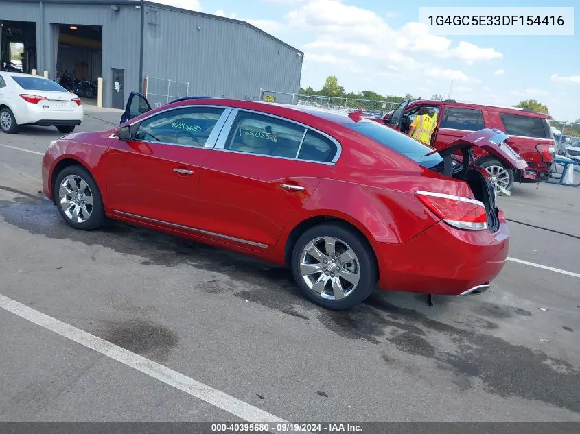 2013 Buick Lacrosse Leather Group VIN: 1G4GC5E33DF154416 Lot: 40395680