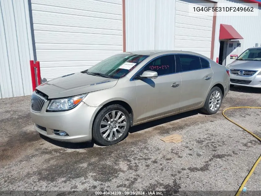 1G4GF5E31DF249662 2013 Buick Lacrosse Premium 1 Group