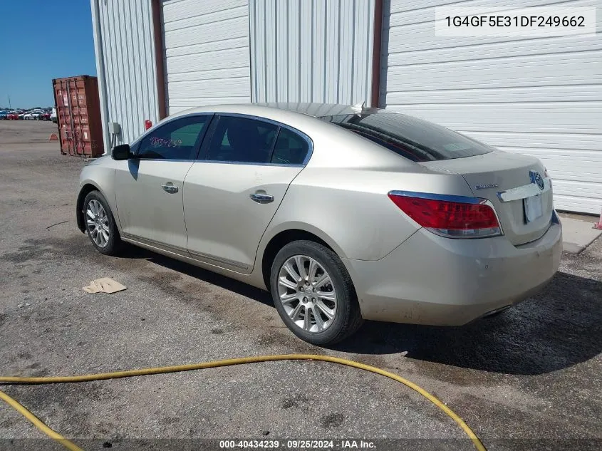 1G4GF5E31DF249662 2013 Buick Lacrosse Premium 1 Group