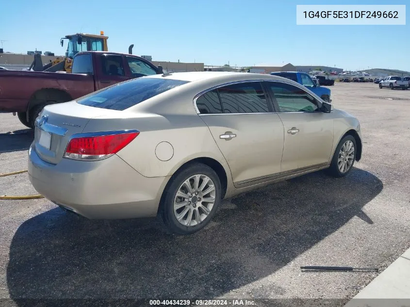 1G4GF5E31DF249662 2013 Buick Lacrosse Premium 1 Group