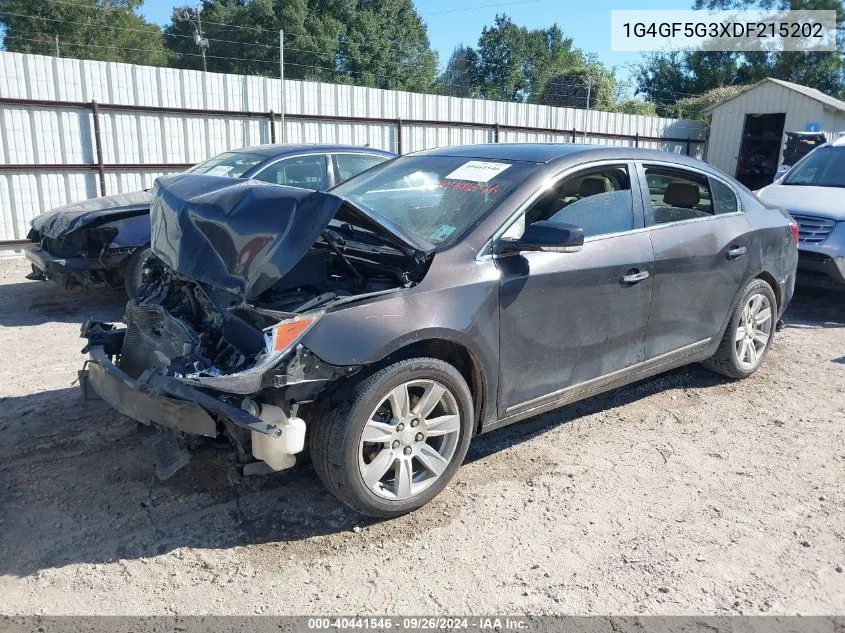 2013 Buick Lacrosse Premium VIN: 1G4GF5G3XDF215202 Lot: 40441546