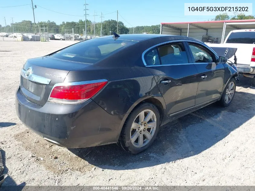 2013 Buick Lacrosse Premium VIN: 1G4GF5G3XDF215202 Lot: 40441546