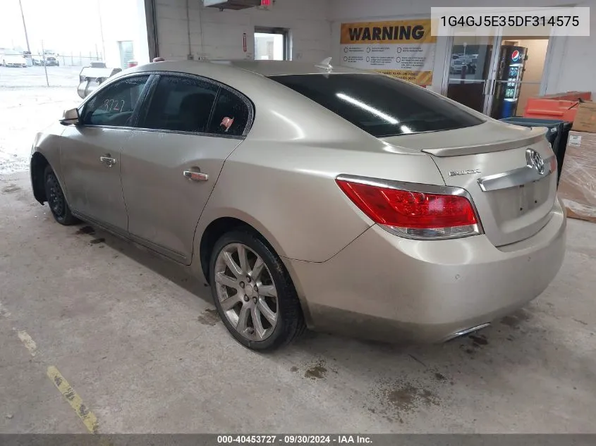 1G4GJ5E35DF314575 2013 Buick Lacrosse Touring