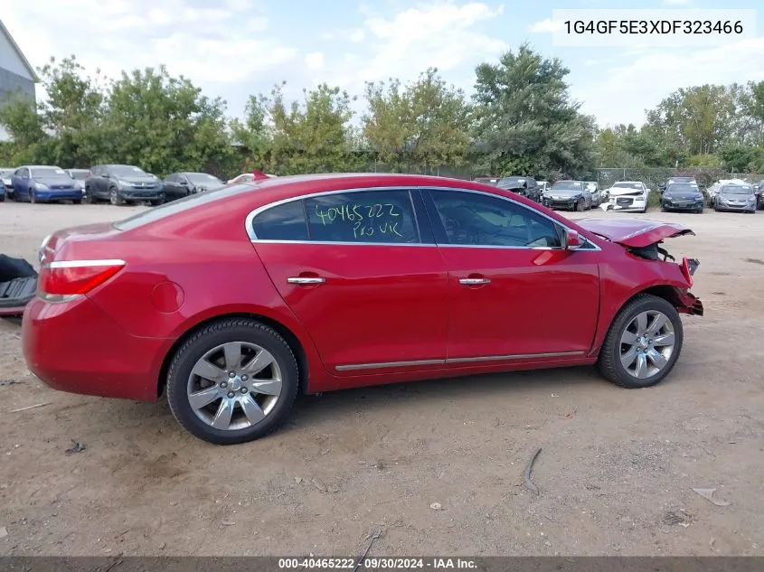 2013 Buick Lacrosse Premium 1 Group VIN: 1G4GF5E3XDF323466 Lot: 40465222