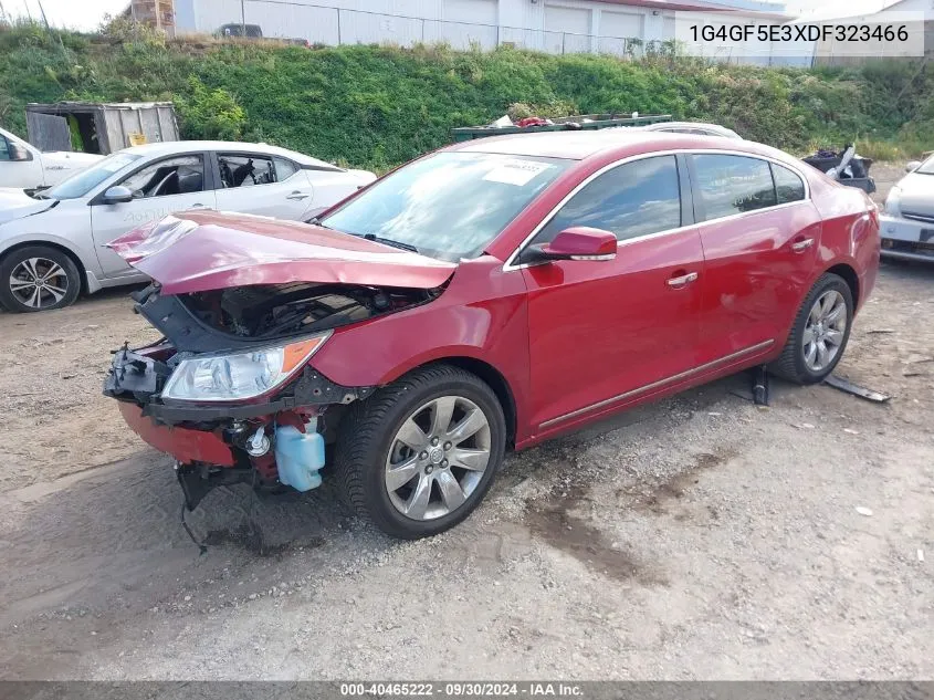 2013 Buick Lacrosse Premium 1 Group VIN: 1G4GF5E3XDF323466 Lot: 40465222