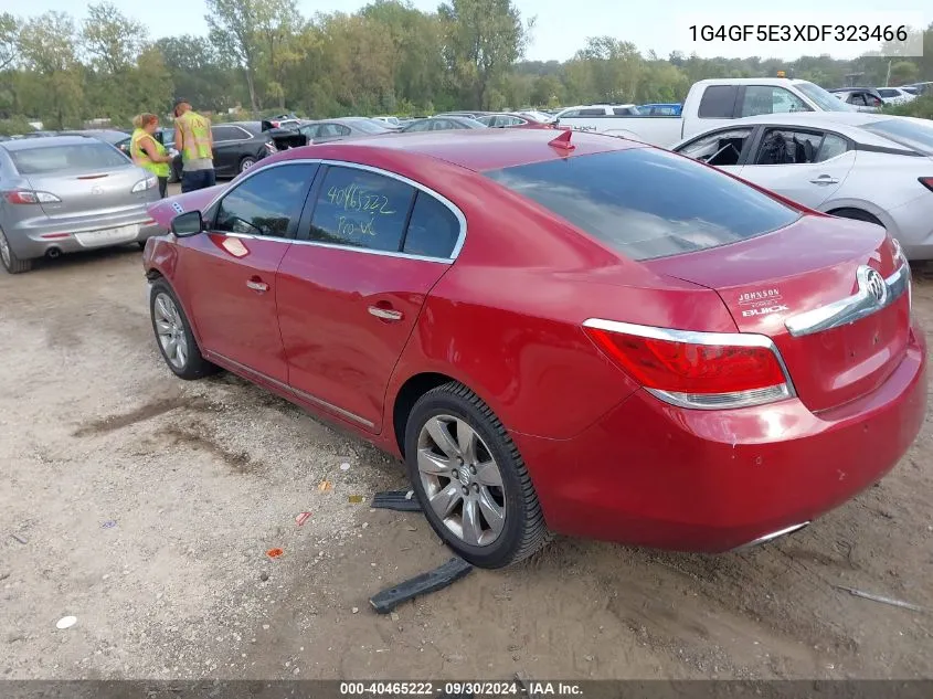 2013 Buick Lacrosse Premium 1 Group VIN: 1G4GF5E3XDF323466 Lot: 40465222