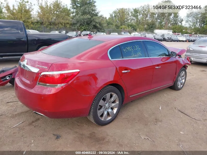 2013 Buick Lacrosse Premium 1 Group VIN: 1G4GF5E3XDF323466 Lot: 40465222